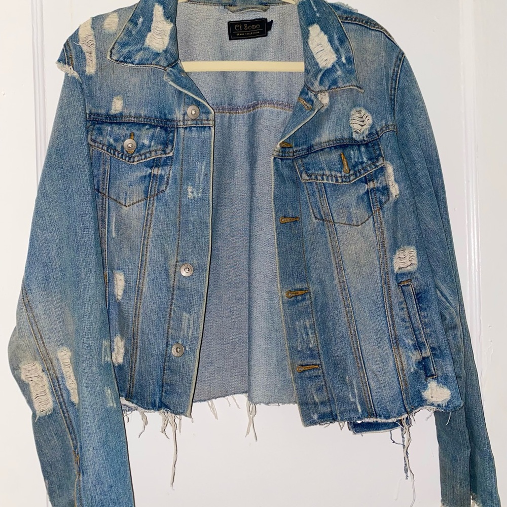 Destructed denim jacket - Picture 6 of 6